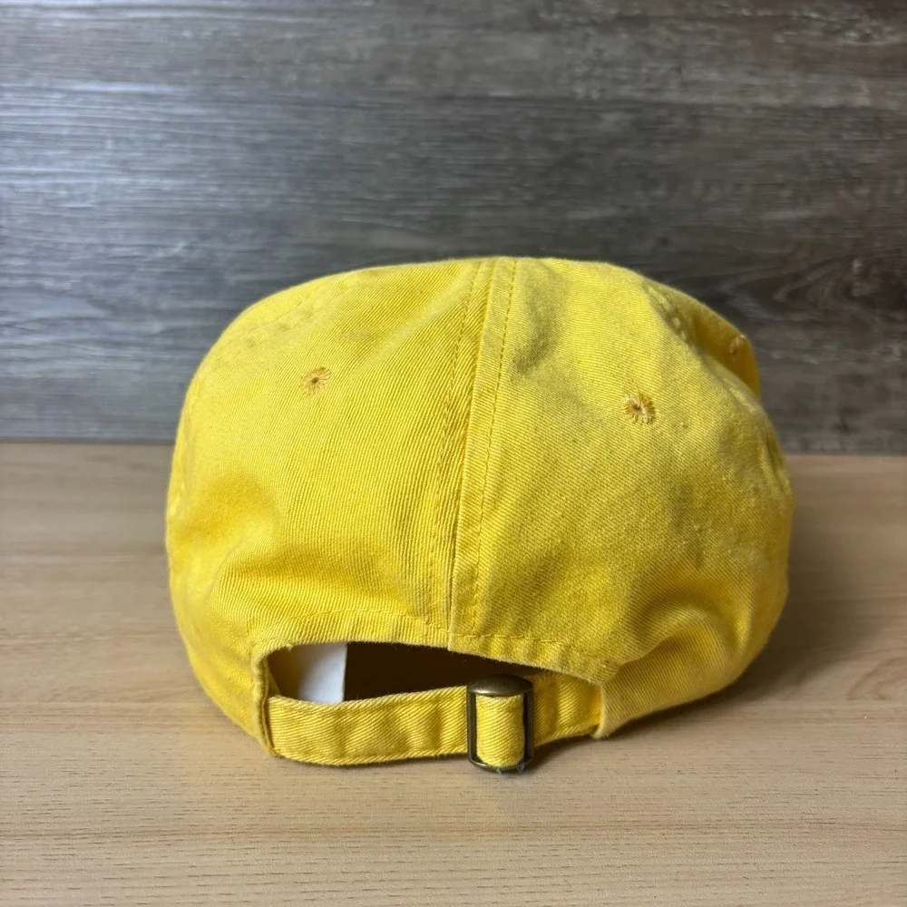 Degelman Hat Cap Strap Back Yellow Adjustable